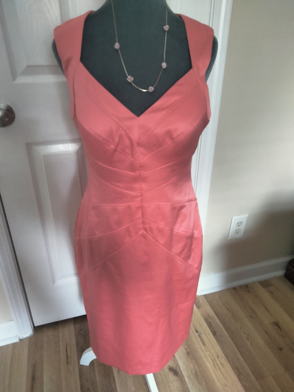 Jessica Simpson Coral Midi Sheath Dress